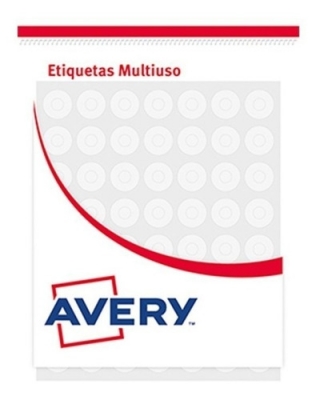 Ojalillos Avery X 5 Planchas Ppp Transp