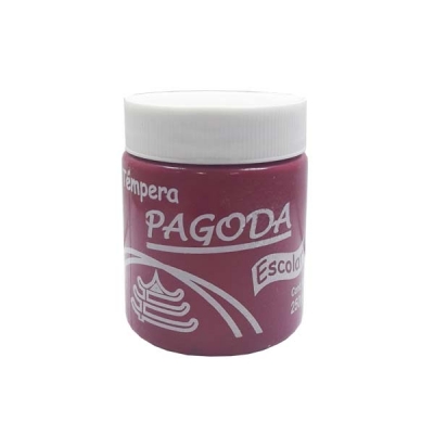 Tempera Pagoda Pote X 200 Cc Rojo