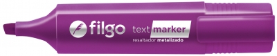 Resaltador Filgo Text Marker Metal Rosa