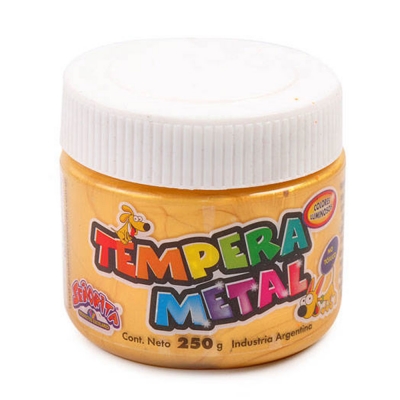 Tempera Señorita Pote X 250 Cc Dorado