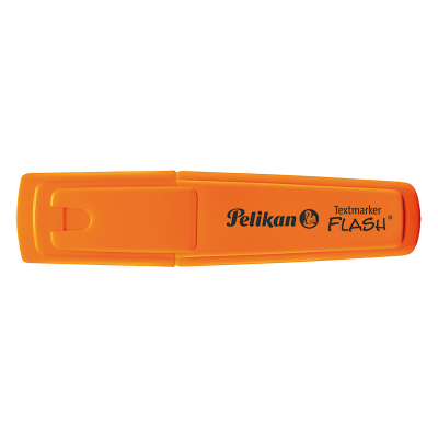Resaltador Pelikan Flash Chato Naranja