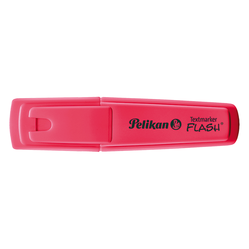 Resaltador Pelikan Flash Chato Rosa