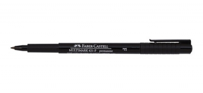 Marcador Perm  P/Fina Faber 0.8 Mm 421F