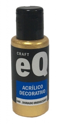 Acrilico Decorat 50cc Eqarte Oro Rico