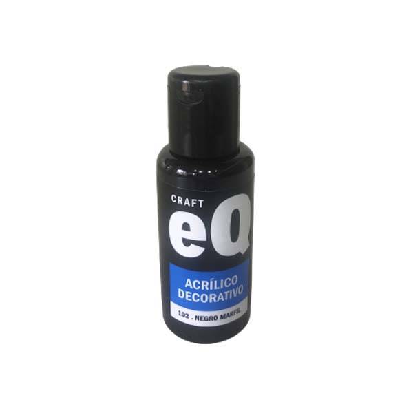 Acrilico Decorativo 50Cc Eqarte Negro Ma