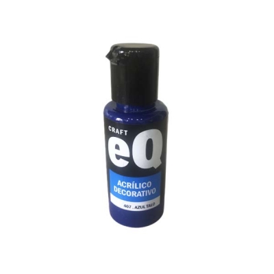 Acrilico Decorativo 50Cc Eqarte Azul Tal