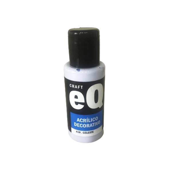 Acrilico Decorativo 50Cc Eqarte Celeste