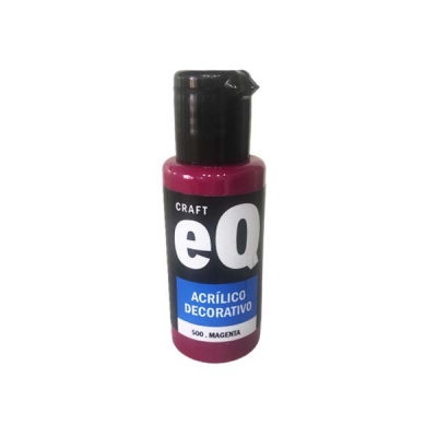 Acrilico Decorativo 50Cc Eqarte Magenta