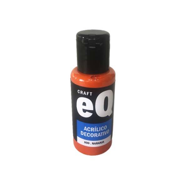 Acrilico Decorativo 50Cc Eqarte Naranja