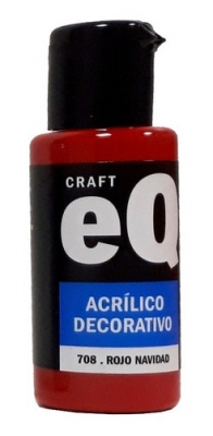 Acrilico Decorat 50Cc Eqarte Rojo Navid