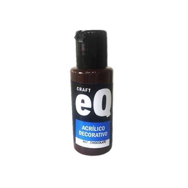 Acrilico Decorativo 50Cc Eqarte Chocolat
