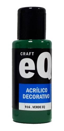 Acrilico Decorat 50Cc Eqarte Verde