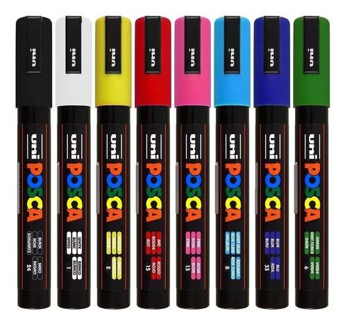 Marcador Posca Uni Pc-3M Punta Mediana