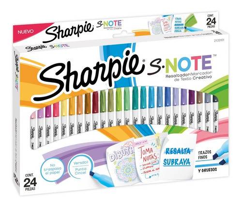Marcador Sharpie Snote X 24