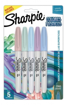 Marcador Sharpie Fine Mistico X 5