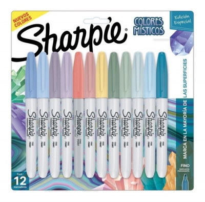 Marcador Sharpie Fine Mistico X 12