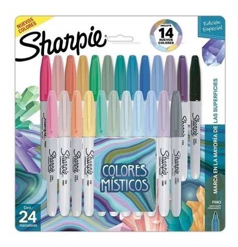Marcador Sharpie Fine Mistico X 24