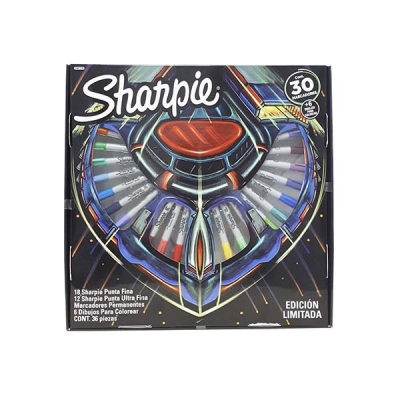 Marcador Sharpie X 30 + 6 Dibujos