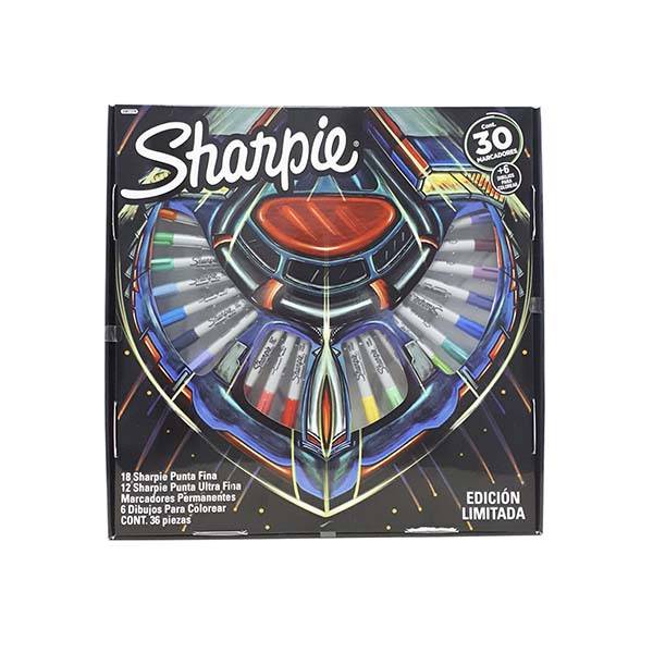 Marcador Sharpie X 30 + 6 Dibujos