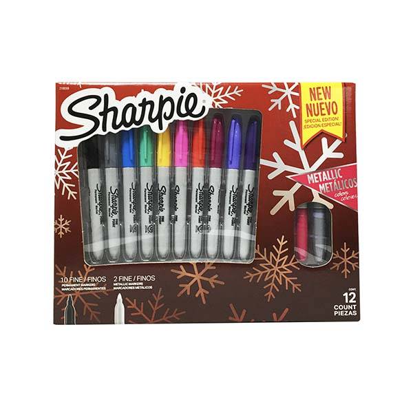 Marcador Sharpie Fine X 12 Game