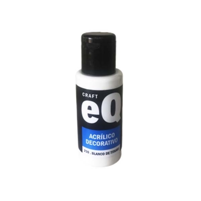 Acrilico Decorativo 50Cc Eqarte Blanco