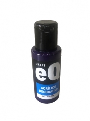 Acrilico Decorativo 50Cc Eqarte Violeta