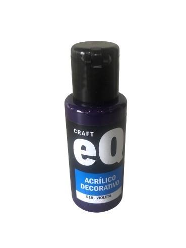 Acrilico Decorativo 50Cc Eqarte Violeta