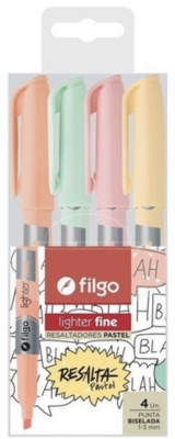 Resaltador Filgo Ligther Fine Pastel X 4