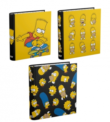 Carpeta Escolar Mooving 3X40 Simpsons