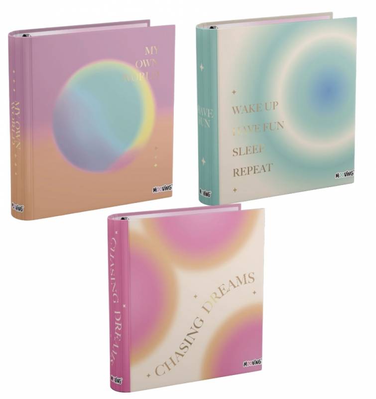 Carpeta Escolar Mooving 3X40 Pastel