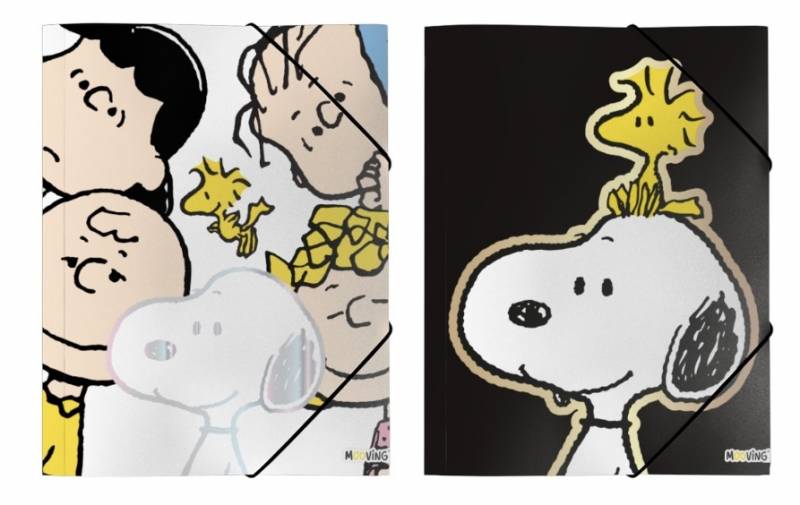Carpeta Of 3 Solp C/Elastico Mooving Snoopy