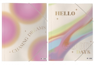 Carpeta Of 3 Solp C/Elastico Mooving Pastel