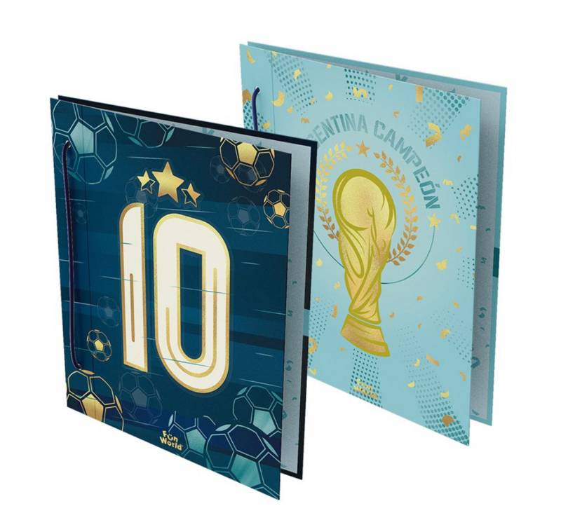 Carpeta Escolar 2 Tapas N*3  Fw Futbol