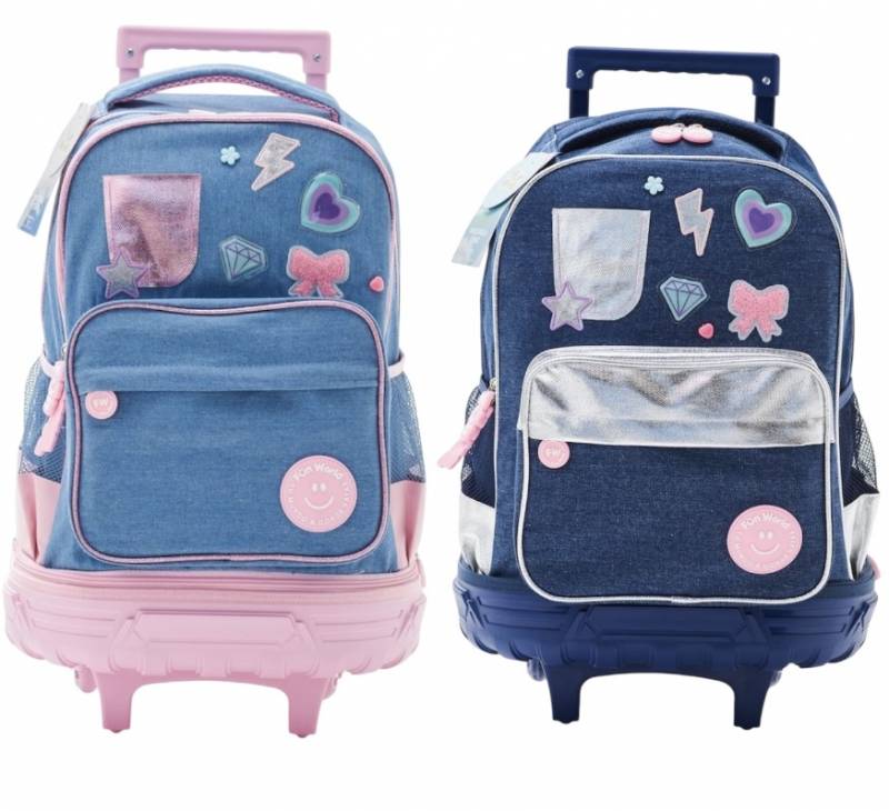 Mochila Escolar Fw 18´ Con Carro Chic