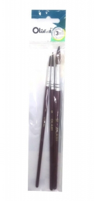 Pincel X 3 Red Pony Nº 2,6 Y 10 Olami