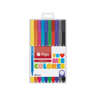 Marcador Escolar Filgo Marker 36 X10 Sur