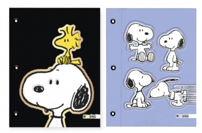 Carpeta Escolar 2 Tapas N*3  Mooving Snoopy