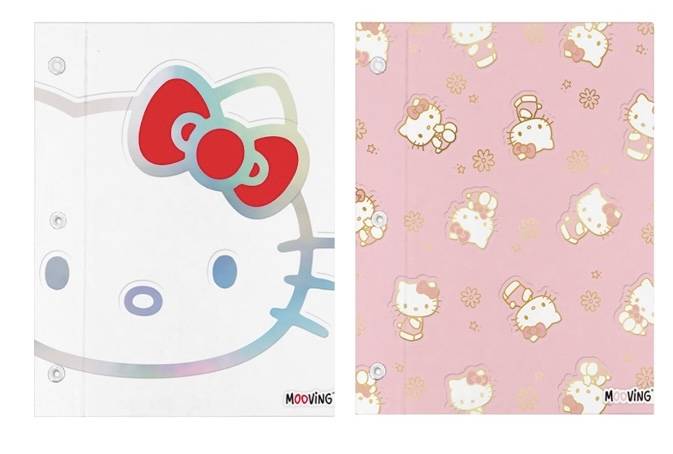 Carpeta Escolar 2 Tapas N*3  Mooving Kitty