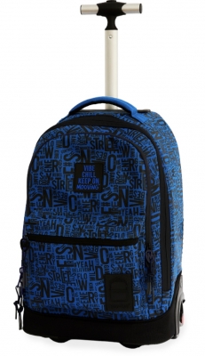 Mochila Escolar Mooving Con Carro Trolley Words