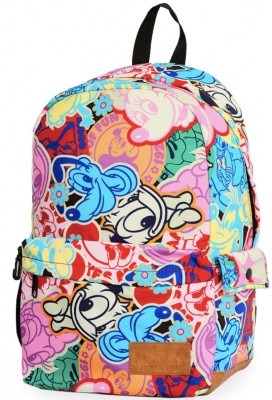 Mochila Escolar Mooving Mickey Friends
