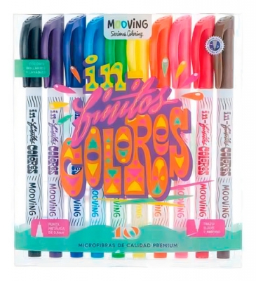 Marcador Microfibra Coloring X 10