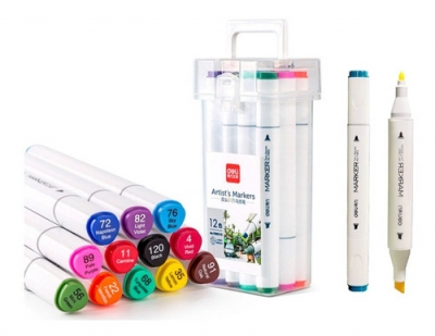 Marcador Perm D/Puntasketch Marker  X 12 Deli