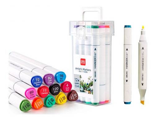 Marcador Perm D/Puntasketch Marker  X 12 Deli