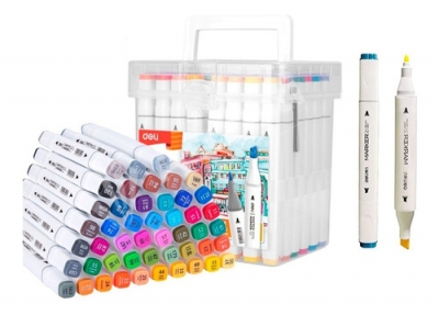 Marcador Perm D/Puntasketch Marker  X 48 Deli