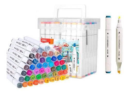 Marcador Perm D/Puntasketch Marker  X 48 Deli