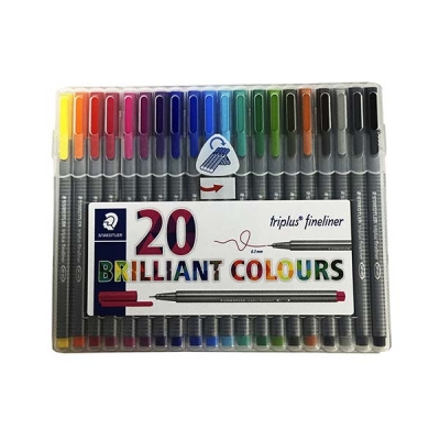 Marcador  Microfibra Staedtler 0.3  X 20