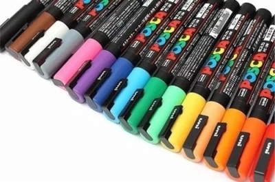 Marcador Posca Uni Pc-3M 09-1.3 Mm X 16