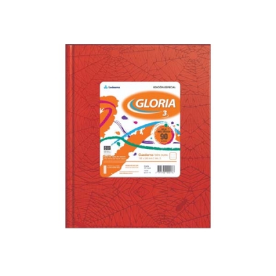 Cuaderno T/d N3 Gloria 48 Hj Ry Rojo