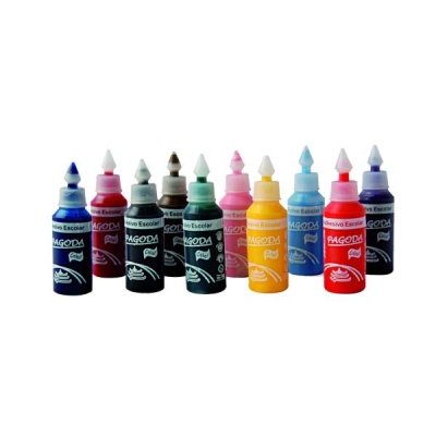 Adhesivo Color Pagoda   30 Grs Rojo
